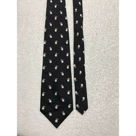John Hill Executive Collection Snowman Christmas Novelty Tie Necktie - Picture 2 of 6